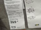 Dėvėta trivietė sofa lova - nuotraukos Nr. 2