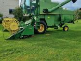 John Deere 955 kombainas su smulkintuvu–tvarkingas