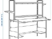 Parduofamas Ikea Fredde stalas - nuotraukos Nr. 2