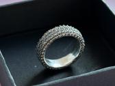 Pandora Timeless Pave Triple row žiedas 54 - nuotraukos Nr. 2