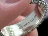 Pandora Timeless Pave Triple row žiedas 54 - nuotraukos Nr. 6