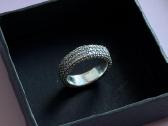 Pandora Timeless Pave Triple row žiedas 54 - nuotraukos Nr. 10