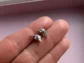 Sidabro auskarai su cirkoniais - nuotraukos Nr. 3
