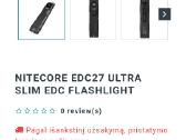 Taktinis žibintuvelis saviginai Nitecore Edc27