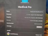 MacBook Pro 13.3 A1989 2018 i7 16gb 500gb SSD - nuotraukos Nr. 3