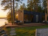 Premium modulinis namelis 9x3 m Visų metų naud