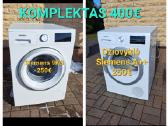 Komplektas skalbyklė ir džiovyklė - nuotraukos Nr. 4