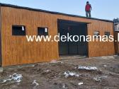 Dvišlaitis garažas 10x6x3 m - nuotraukos Nr. 2