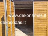 Skardinis sandėliukas 2,5x3 m – ąžuolo imitacija - nuotraukos Nr. 4