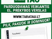 Parduodamas elektroninės prekybos verslas