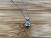 14k aukso pakabukas su natūraliu 1.03 ct briliantu - nuotraukos Nr. 12