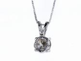 14k aukso pakabukas su natūraliu 1.03 ct briliantu - nuotraukos Nr. 4