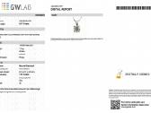 14k aukso pakabukas su natūraliu 1.03 ct briliantu - nuotraukos Nr. 6