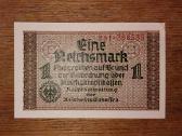 Vokietijos 1 reichsmark banknotas