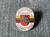 2004 m. Olimpiados dalyvio ženklelis.