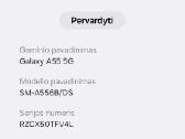 Parduodamas Samsung Galaxy A55 5G 256 GB - nuotraukos Nr. 3