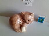 Katinas didelis H-9,5cm, pagrindas 10x14cm - nuotraukos Nr. 4
