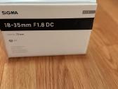 Sigma 18-35mm f/1.8 Dc Hsm Art - Canon Ef-s Fit