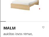 Malm lova 160 x 200 - nuotraukos Nr. 3