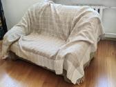 Dovanojamas minkštas dvivietis fotelis-sofa