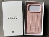 Rimowa iPhone 17 Pro Max dėklas rožinis