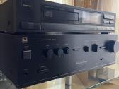 Dual garso stiprintuvas + Sansui CD grotuvas