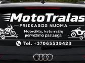 Moto priekabos nuoma, pervežimas. Klaipėda