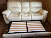 Magrės baldai Venera odinė sofa-lova 2100x1000 - nuotraukos Nr. 2