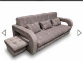 Parduodama 2 metus naudota sofa-lova su pufu