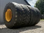 23,5r25 Michelin Xha2 Padangos su ratlankiais