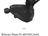 Shimano Deore kairė bėgių rankenėlė
