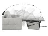 Minkšta sofa/sofa–lova su dėže patalynei „Perona - nuotraukos Nr. 6