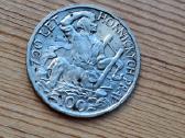 Čekoslovakija 1949 100 kronų (kolekcinė-sidabras)