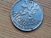 Čekoslovakija 1949 100 kronų (kolekcinė-sidabras) - nuotraukos Nr. 2