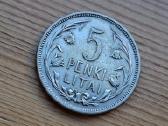 Lietuva 1925 5 litai (sidabras) "tulpės"/linai - nuotraukos Nr. 3
