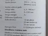 Perforatorius parkside pbh 1050 b2 - nuotraukos Nr. 5