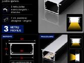 LED aliuminio profiliai 3m pilna komplektacija - nuotraukos Nr. 5
