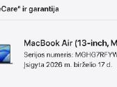 MacBook Air M5 13" (16 GB 512 SSD) - nuotraukos Nr. 4