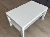Baltas Ikea staliukas