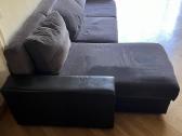 Sofa - kampas, išsitiesia į dvigulę lovą - nuotraukos Nr. 2