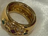 Cartier 18k Byzantine žiedas - nuotraukos Nr. 4