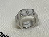 Montblanc žiedas su briliantais 18 k balt. auksis