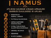 Vidaus apdailos ir kiti darbai