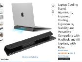 Aluminium laptopo stovas / cooling stand - nuotraukos Nr. 3