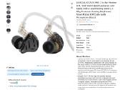 Kz Zs10 Pro 2 Iem ausinukai - nuotraukos Nr. 4