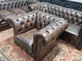 Chesterfield natūralios odos komplektas 3+1+1 - nuotraukos Nr. 22