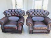 Chesterfield natūralios odos komplektas 3+1+1 - nuotraukos Nr. 7