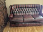 Sofa natūralios odos