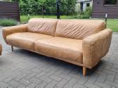 Odinė sofa + pufas"emotions", tikra oda - naudota - nuotraukos Nr. 2