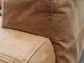 Odinė sofa + pufas"emotions", tikra oda - naudota - nuotraukos Nr. 4